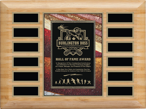 "Art Plate Bamboo" Annual Plaque