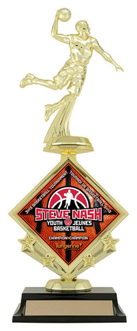 "Diamond Star Riser" Achievement Trophy
